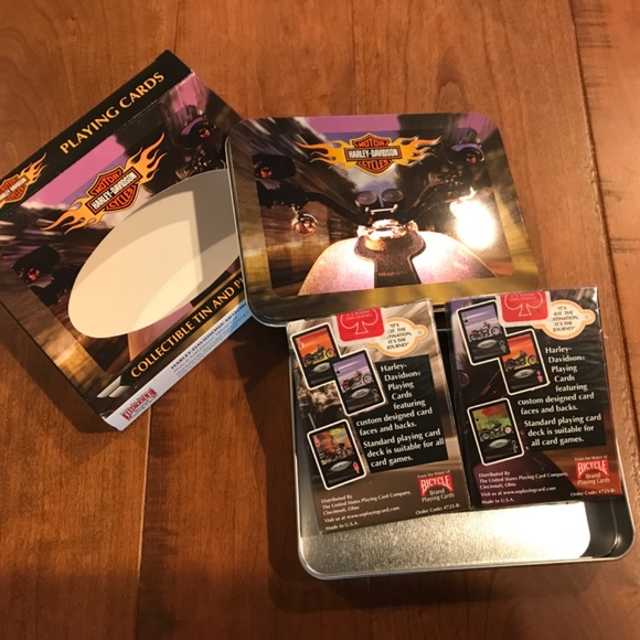 HARLEY-DAVIDSON MOTORCYCLES 2002 H-D BICYCLE BRAND PLAYING CARDS IN ORIGINAL PAC - Picture 7 of 8